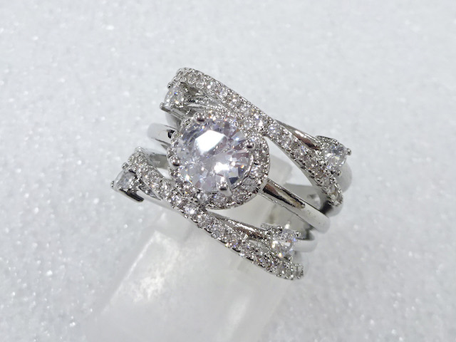 CRYSTAL FASHION RING / JP SIZE 9